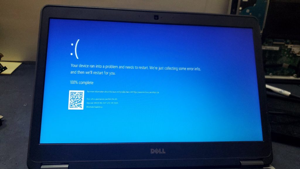 Blue Screen of Death on Computer Fix Plano